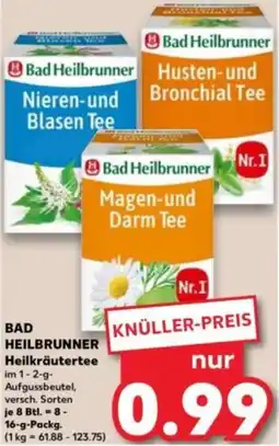 Kaufland BAD HEILBRUNNER Heilkräutertee Angebot