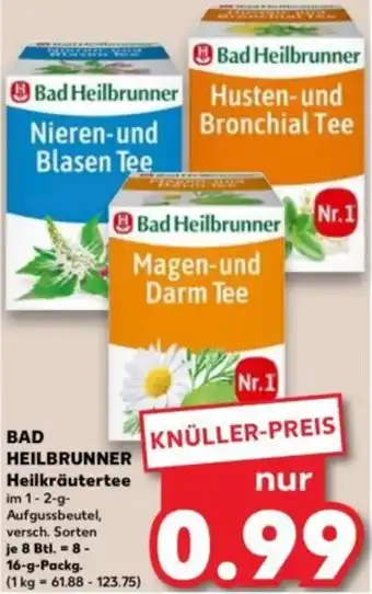 Kaufland BAD HEILBRUNNER Heilkräutertee Angebot