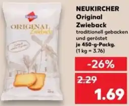 Kaufland NEUKIRCHER Original Zwieback Angebot