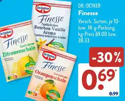 Aldi Süd DR. OETKER Finesse Angebot