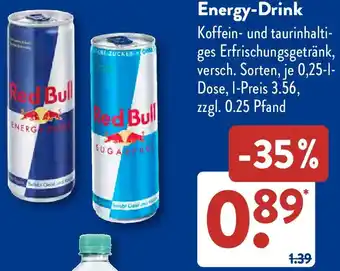 Aldi Süd RED BULL Energy-Drink Angebot
