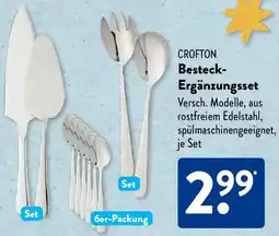 Aldi Süd CROFTON Besteck Ergänzungsset Angebot