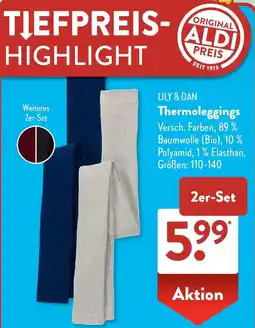 Aldi Süd LILY & DAN Thermoleggings Angebot