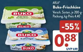 Aldi Süd ARLA Buko-Frischkäse Angebot