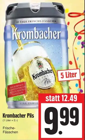 EDEKA Hahner Krombacher Pils 5L Angebot