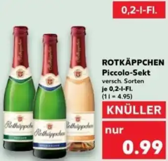 Kaufland ROTKÄPPCHEN Piccolo-Sekt Angebot