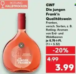 Kaufland GWF Die jungen Frank'n Qualitätswein Angebot