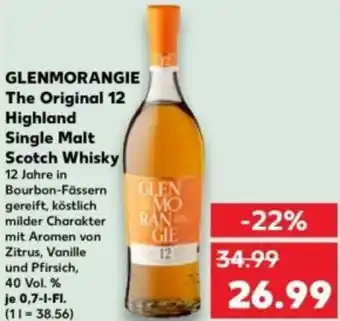 Kaufland GLENMORANGIE The Original 12 Highland Single Malt Scotch Whisky Angebot