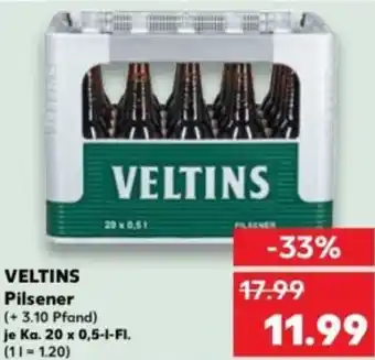 Kaufland VELTINS Pilsener Angebot