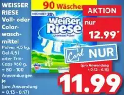 Kaufland WEISSER RIESE Voll- oder Colorwaschmittel Angebot