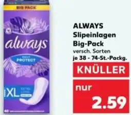 Kaufland ALWAYS Slipeinlagen Big-Pack Angebot