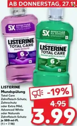 Kaufland LISTERINE Mundspülung Angebot