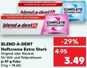 Kaufland BLEND-A-DENT Haftcreme Extra Stark Angebot