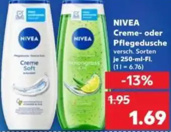 Kaufland NIVEA Creme- oder Pflegedusche Angebot