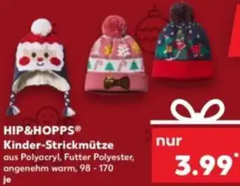 Kaufland HIP&HOPPS Kinder-Strickmütze Angebot