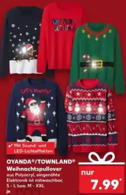 Kaufland OYANDA/TOWNLAND Weihnachtspullover Angebot