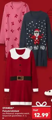 Kaufland OYANDA Feinstrickkleid Angebot
