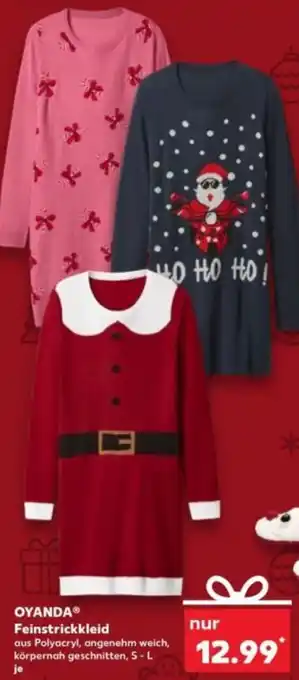Kaufland OYANDA Feinstrickkleid Angebot