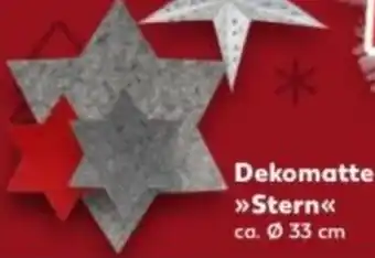 Kaufland Dekomatte Stern Angebot