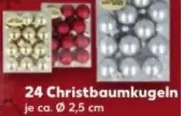 Kaufland 24 Christbaumkugeln Angebot