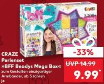 Kaufland CRAZE Perlenset BFF Beadys Mega Box Angebot