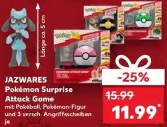 Kaufland JAZWARES Pokémon Surprise Attack Game Angebot