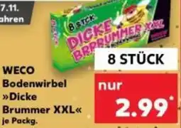 Kaufland WECO Bodenwirbel Dicke Brummer XXL Angebot