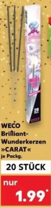 Kaufland WECO Brilliant Wunderkerzen CARAT Angebot