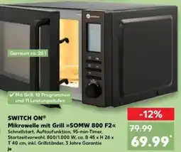 Kaufland SWITCH ON Mikrowelle mit Grill SOMW 800 F2 Angebot