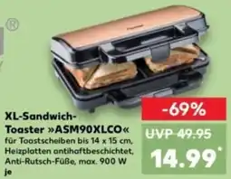 Kaufland Bestron XL-Sandwich Toaster ASM90XLCO Angebot
