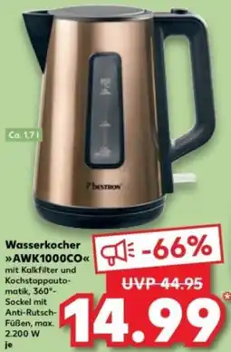 Kaufland Bestron Wasserkocher AWK1000CO Angebot
