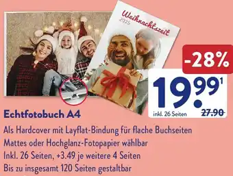 Aldi Süd Echtfotobuch A4 Angebot