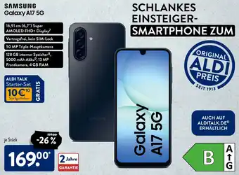 Aldi Süd SAMSUNG Galaxy A17 5G Angebot