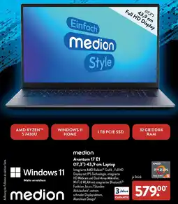 Aldi Süd Medion Avantum 17 E1 (17,3") 43,9 cm Laptop Angebot