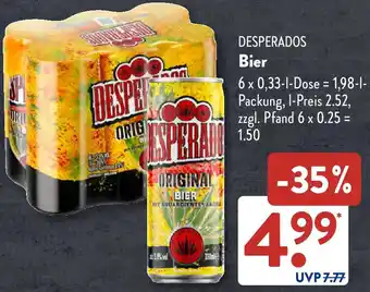 Aldi Süd DESPERADOS Bier Angebot