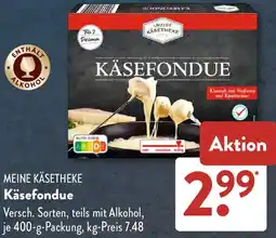 Aldi Süd MEINE KÄSETHEKE Käsefondue Angebot