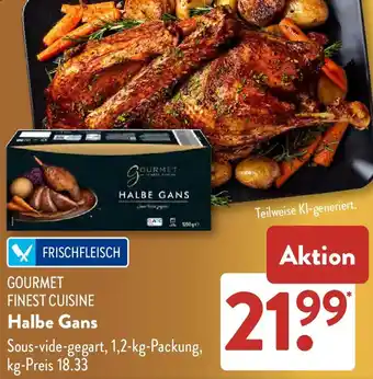 Aldi Süd GOURMET FINEST CUISINE Halbe Gans Angebot