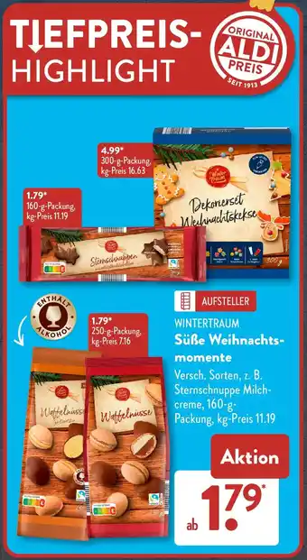 Aldi Süd WINTERTRAUM Süße Weihnachtsmomente Angebot