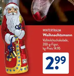 Aldi Süd WINTERTRAUM Weihnachtsmann Angebot