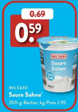 Aldi Süd MILSANI Saure Sahne Angebot