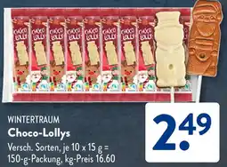 Aldi Süd WINTERTRAUM Choco-Lollys Angebot