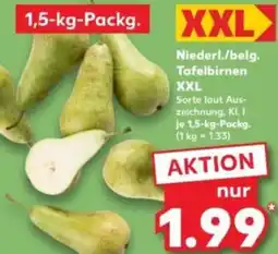 Kaufland Niederl./belg. Tafelbirnen XXL Angebot