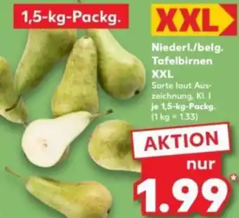 Kaufland Niederl./belg. Tafelbirnen XXL Angebot