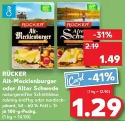 Kaufland RÜCKER Alt-Mecklenburger oder Alter Schwede Angebot