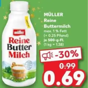 Kaufland MÜLLER Reine Buttermilch Angebot