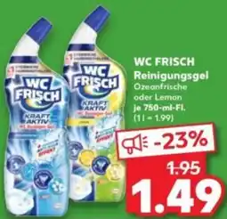 Kaufland WC FRISCH Reinigungsgel Angebot