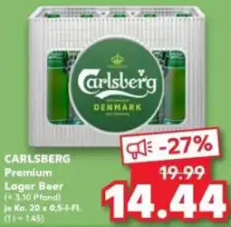 Kaufland CARLSBERG Premium Lager Beer Angebot