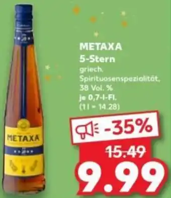 Kaufland METAXA 5-Stern Angebot
