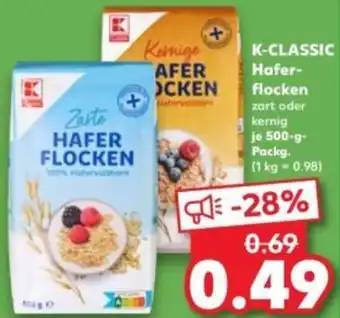 Kaufland K-CLASSIC Haferflocken Angebot