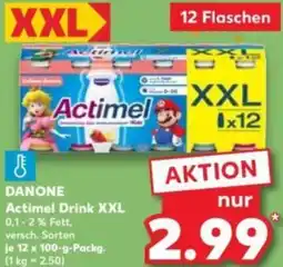 Kaufland DANONE Actimel Drink XXL Angebot